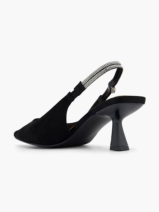 Catwalk Slingback salonke Crna 106090 3
