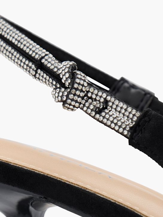 Catwalk Slingback salonke Crna 106090 5
