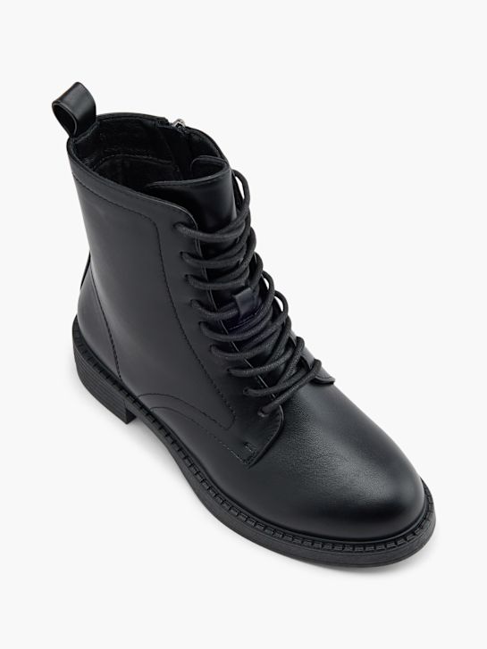 Graceland Bottes à lacets Noir 106159 2