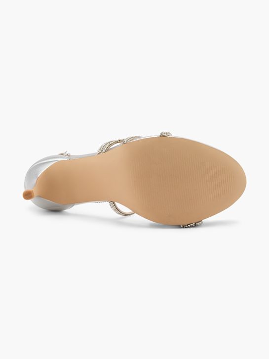 Catwalk Sandalo con tacco Argento 106172 4