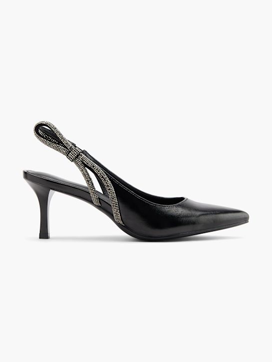 Graceland Slingback salonke Crna 110833 1