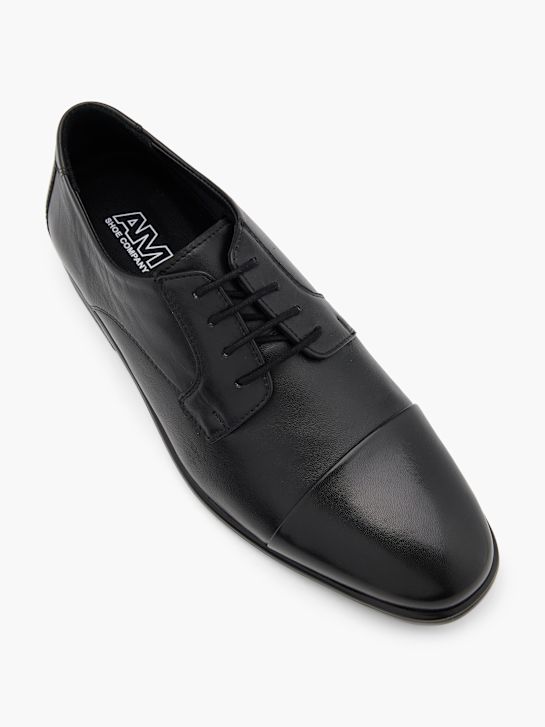 AM SHOE Businessschuh Schwarz 118408 2
