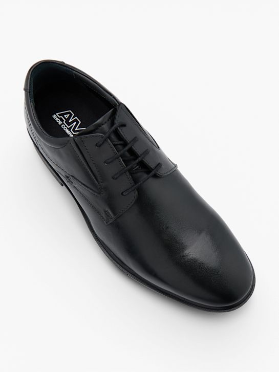 AM SHOE Businessschuh Schwarz 119015 2
