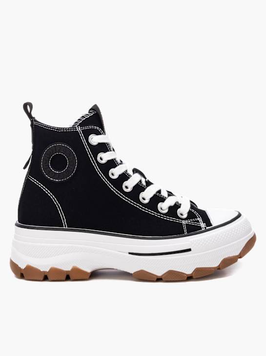 Xti Sapatilha tipo bota Preto 122466 1