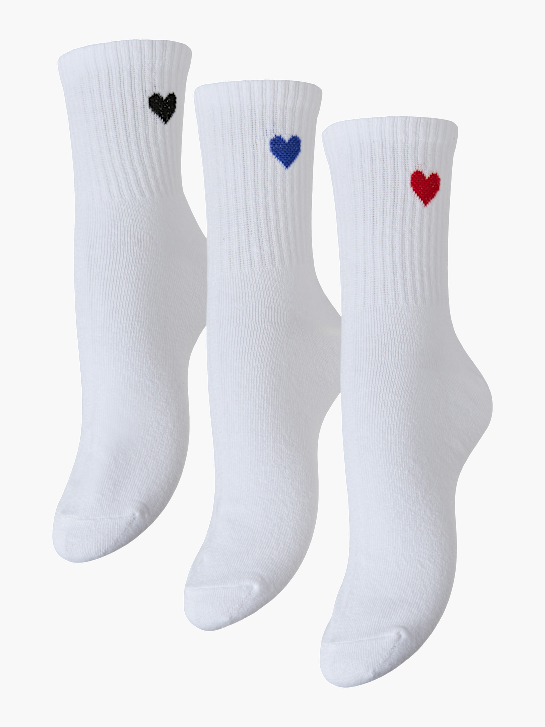 PIECES Socks White 122614 1