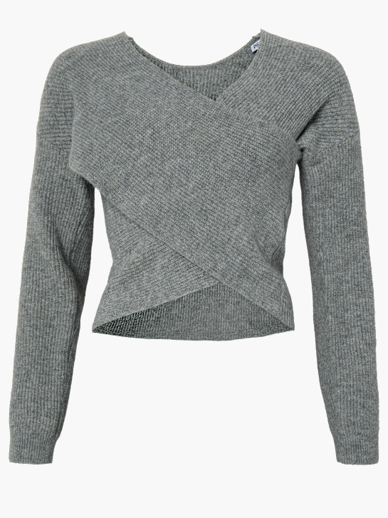 PIECES Strickpullover Grau 122707 5