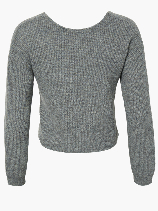 PIECES Strickpullover Grau 122707 6