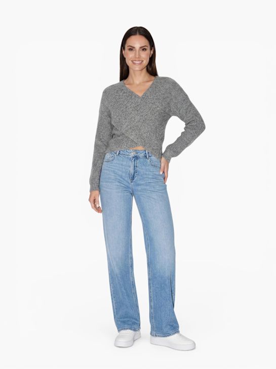 PIECES Strickpullover Grau 122707 2
