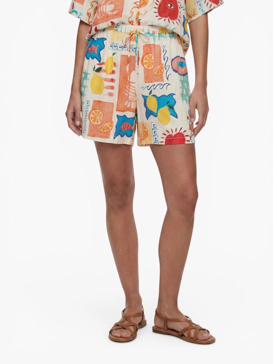 PIECES Short Orange 122729 3
