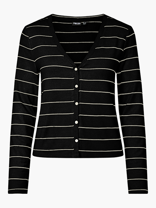PIECES Strickpullover Schwarz 122780 2