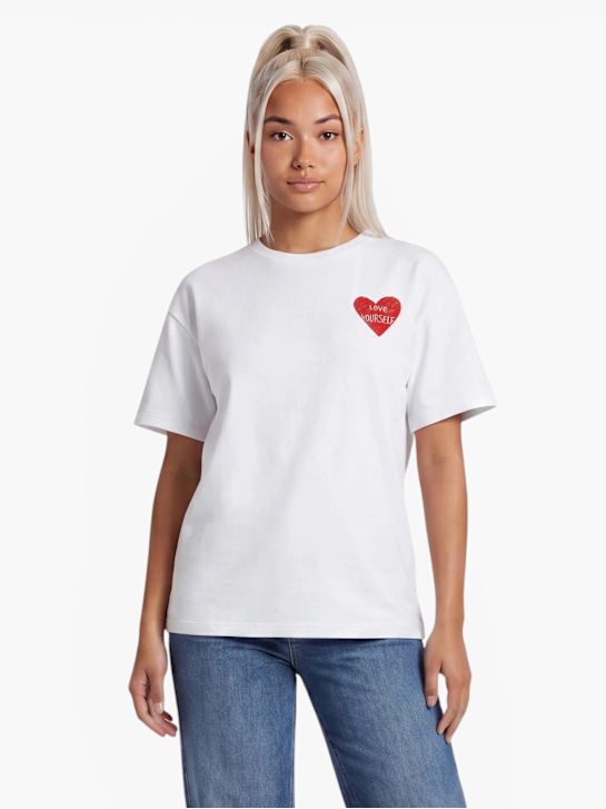PIECES T-Shirt Weiß 122781 4