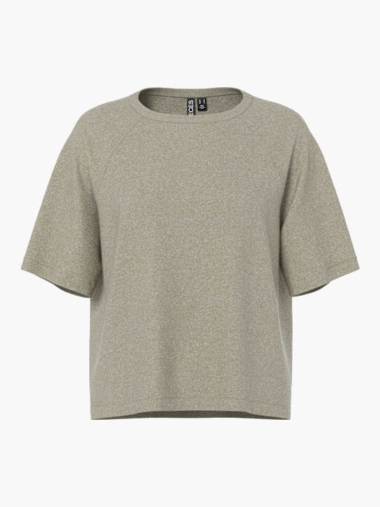 PIECES T-Shirt Kremowy 122813 2
