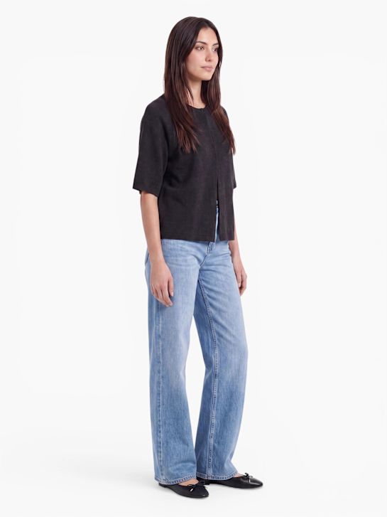 PIECES T-Shirt Schwarz 122894 4