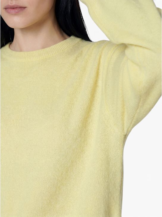 PIECES Sweter z dzianiny Żółty 122971 3