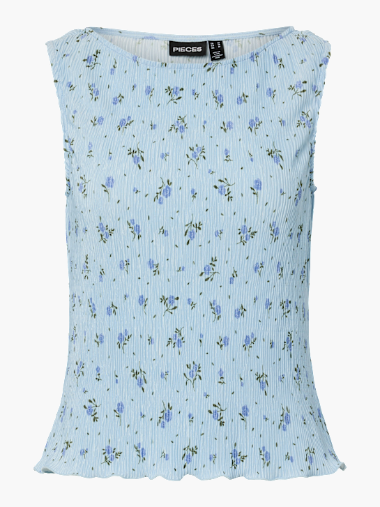 PIECES Top Hellblau 122977 2