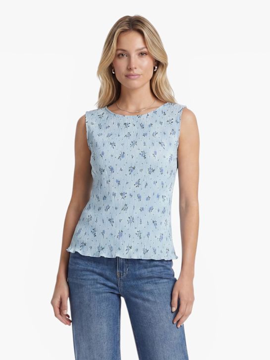 PIECES Top Hellblau 122977 4