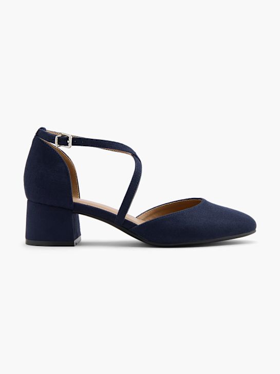 Graceland Strapped heel Blue 123108 1