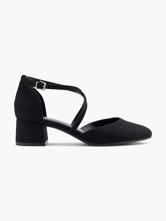 Graceland Strapped heel Black 123148 1