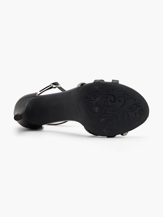Graceland Högklackad sandal Svart 123329 4