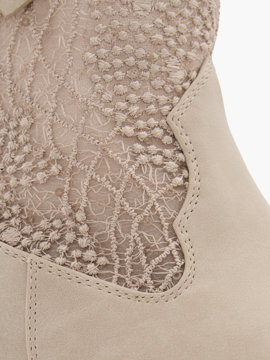 Graceland Stivale cowboy Beige 123468 5