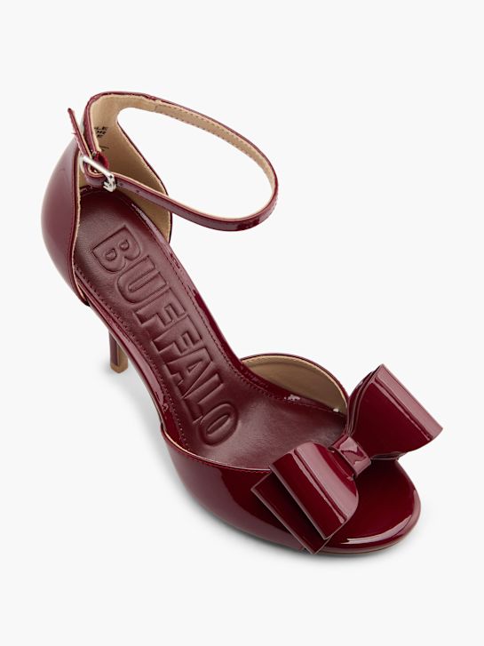 Buffalo Heeled sandal Bordeaux 123490 2