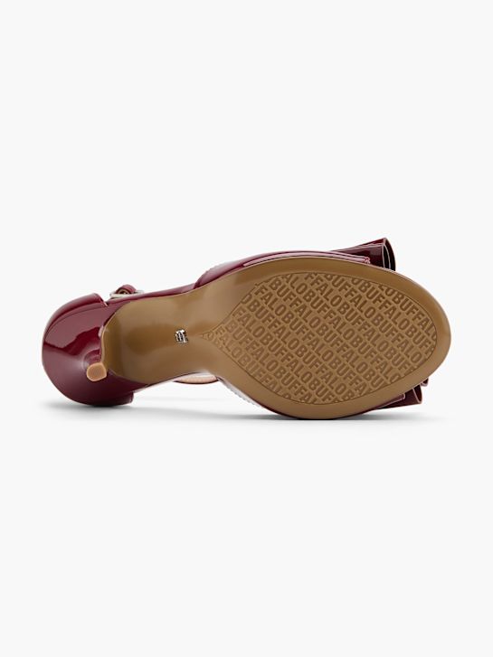 Buffalo Heeled sandal Bordeaux 123490 4