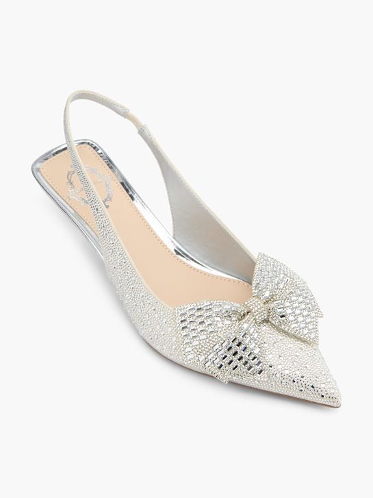 Bridgerton Slingback pump Silver 123545 2
