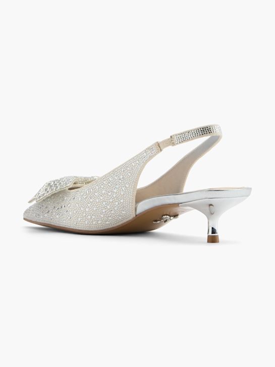 Bridgerton Slingback pump Silver 123545 3