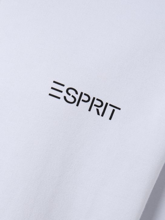 ESPRIT Sweat à capuche Blanc 123962 3