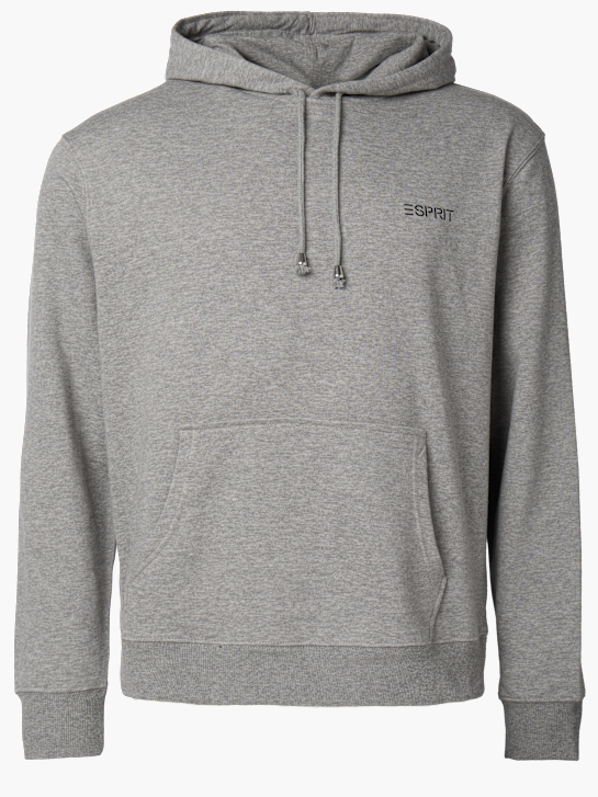 ESPRIT Felpa con cappuccio Grigio 123963 1