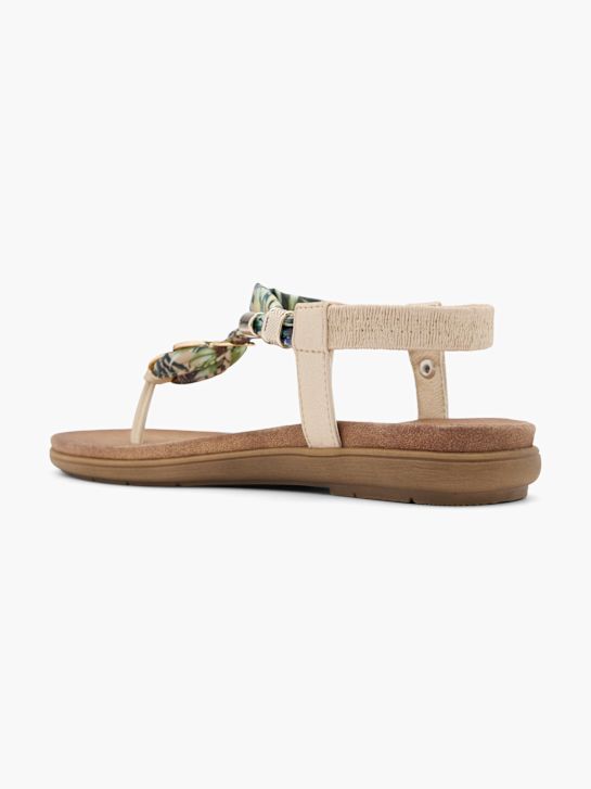 Mustang Sandalen-Zehentrenner Beige 124088 3