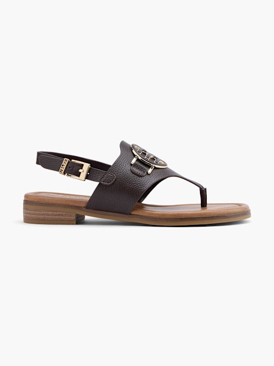 ESPRIT Toe post sandal Brown 124137 1