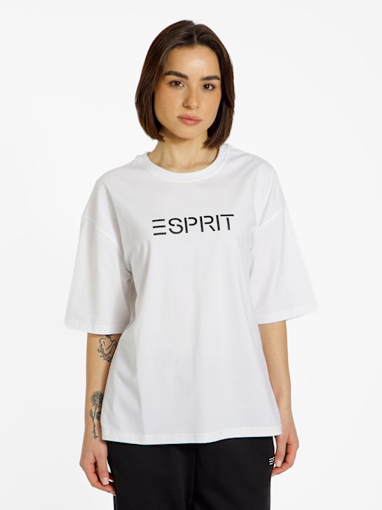 ESPRIT Tee-shirt Blanc 124129 1