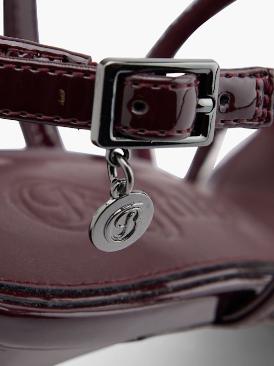 Buffalo Sandalo con tacco Bordeaux 124251 5