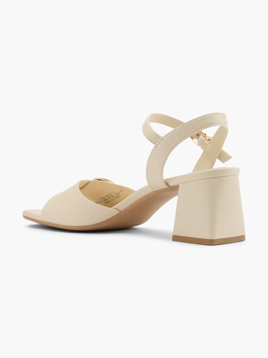 Graceland Högklackad sandal Beige 124289 3