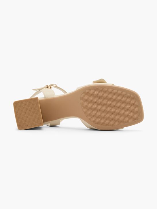 Graceland Heeled sandal Beige 124289 4
