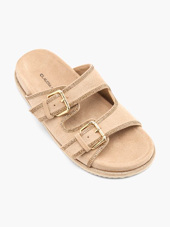 Claudia Ghizzani Tieffuß Pantolette Beige 124308 2