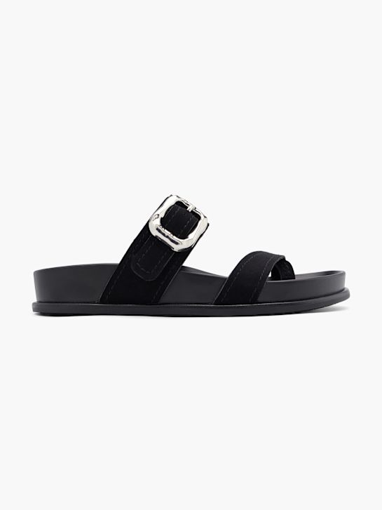 Catwalk Tieffuß Pantolette Schwarz 124486 1