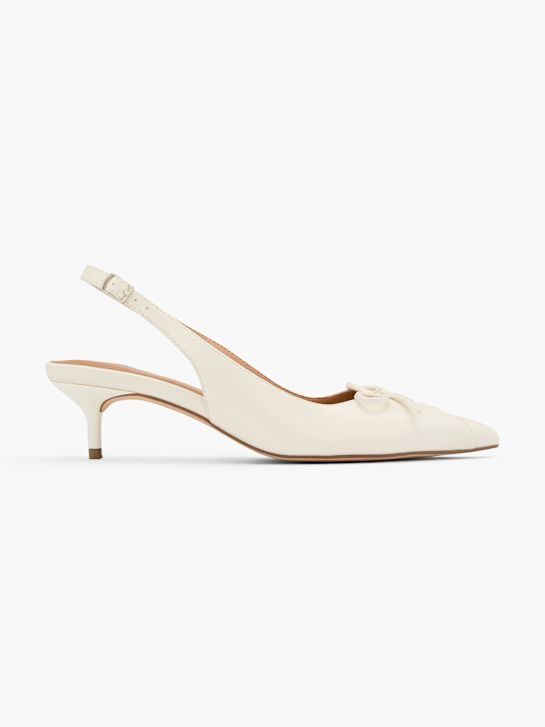 Läst Copenhagen Slingback pump Offwhite 124608 1