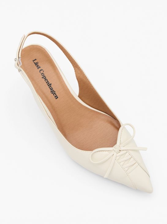 Läst Copenhagen Slingback pump Benvit 124608 2