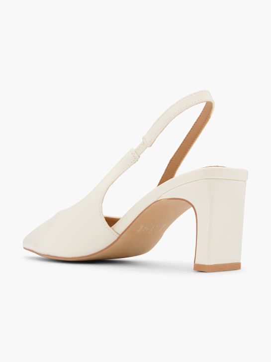 Läst Copenhagen Slingback pump Benvit 124613 3