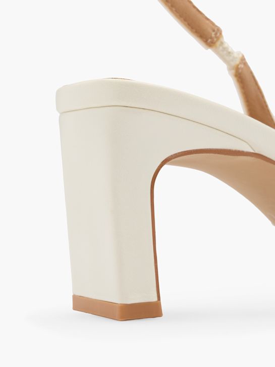 Läst Copenhagen Slingback pump Benvit 124613 6