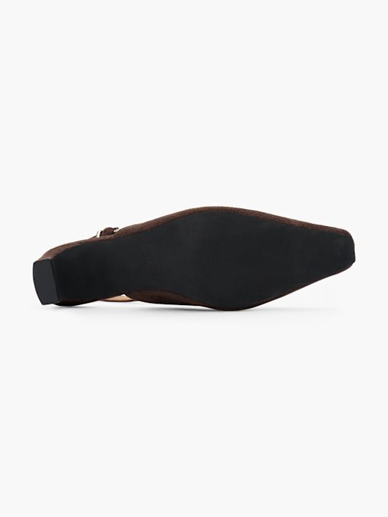 Läst Copenhagen Slingback pump Brun 124615 4