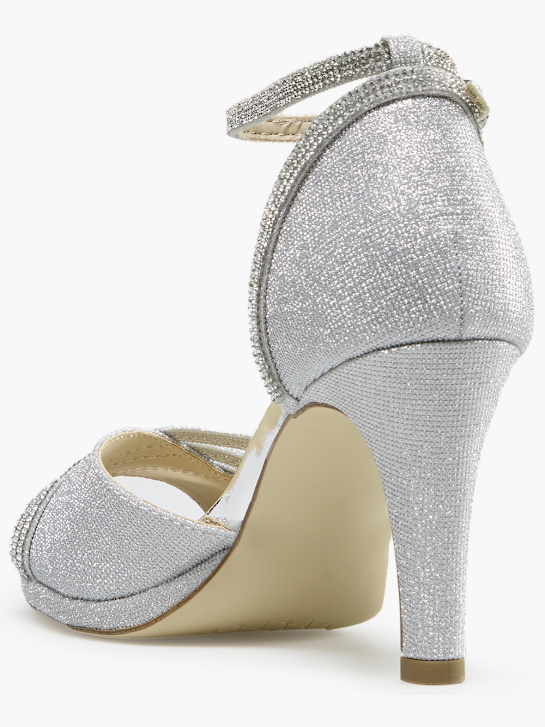 Catwalk Topuklu sandalet Gümüş 125229 3