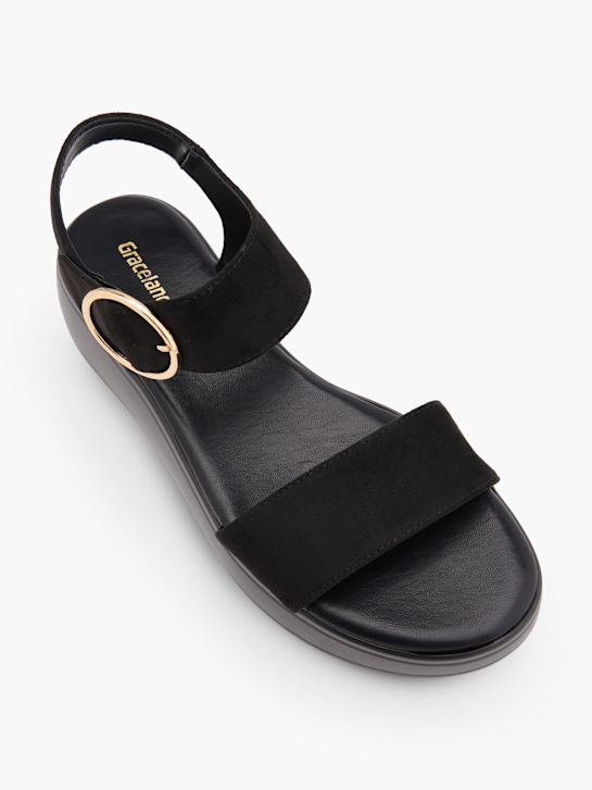 Graceland Heeled sandal Black 126116 2