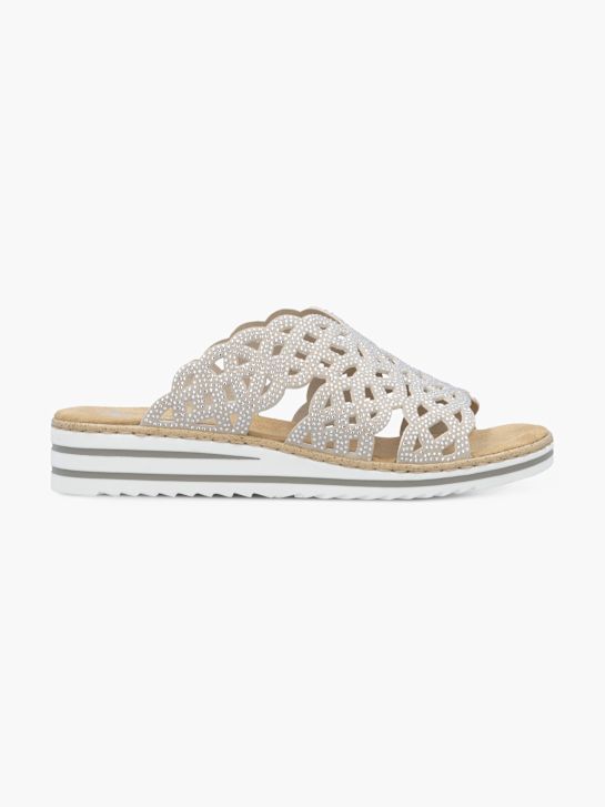 Rieker Flache Pantolette Nude 128132 1