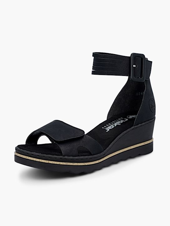 Rieker Sandalette Schwarz 128130 2