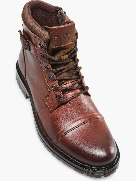 JACK & JONES Bağcıklı Bot Kahverengi 128605 2