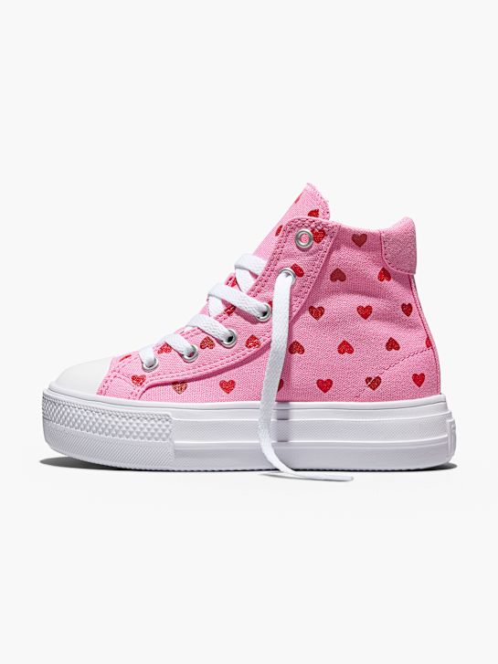Converse High top trainer Pink 128228 3