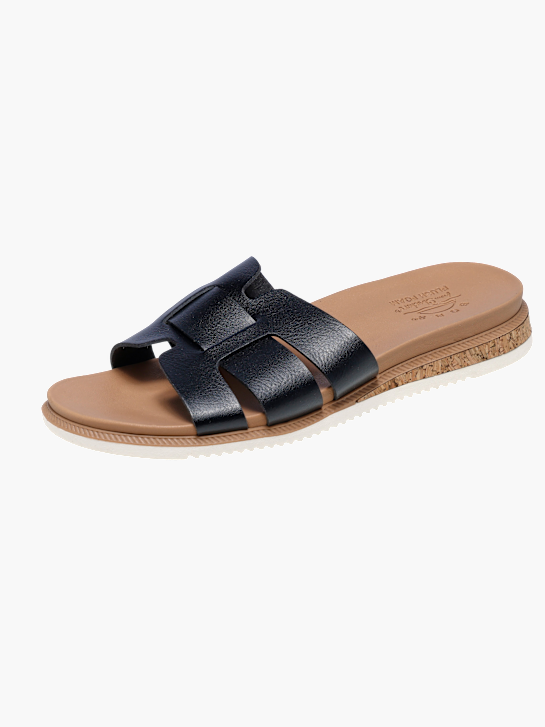 Skechers Flache Pantolette Schwarz 128404 2
